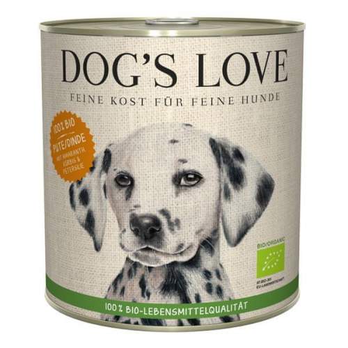 Dog's Love konzerva Bio Krocan 800 g