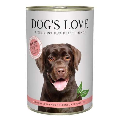 Dog's Love konzerva Hypoallergenic Koňské 400 g