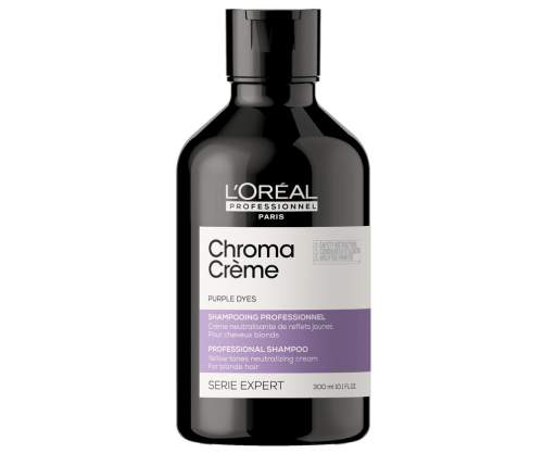 L´Oréal Professionnel Profesionální fialový šampon neutralizující žluté tóny Serie Expert Chroma Crème 300 ml