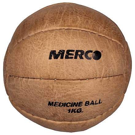 Merco Leather kožený medicinální míč 3 kg