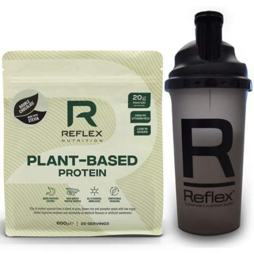 Reflex Plant Based Protein 600g + Šejkr 500ml ZDARMA natural