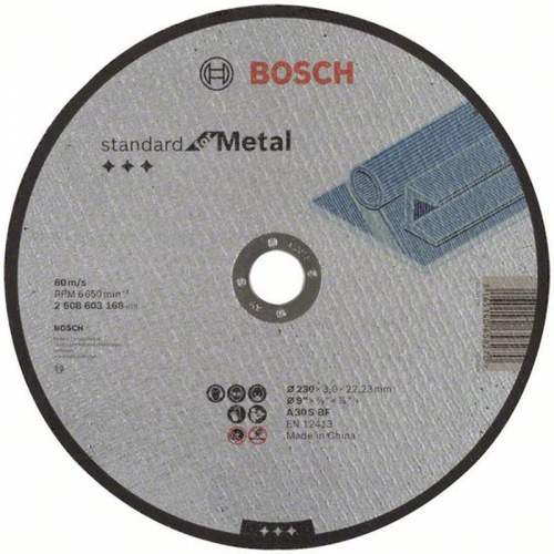 BOSCH Standard for Metal A 30 S BF, 230 mm, 22,23 mm, 3,0 mm