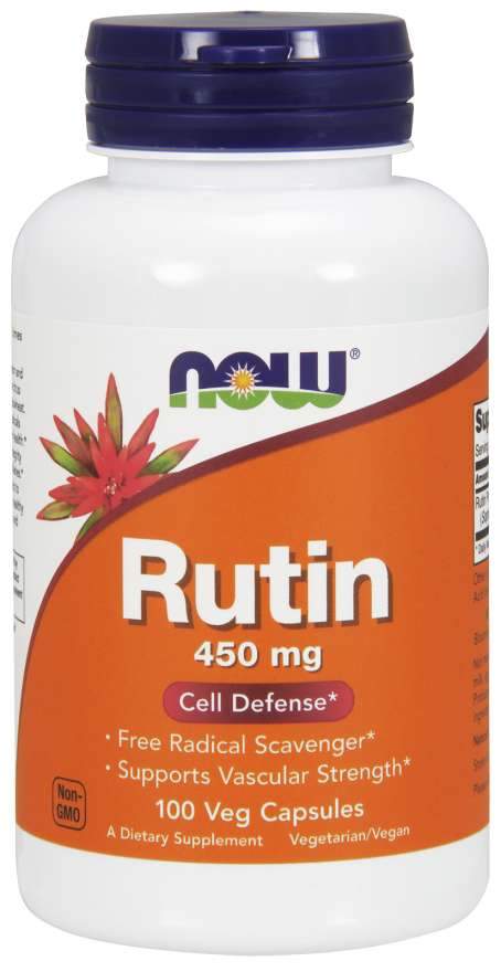NOW Foods NOW Rutin, 450 mg x 100 kapslí