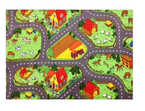 Vopi dětský koberec Farma 80x120 cm
