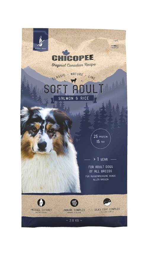 Chicopee Dog Soft Adult Salmon &amp; Rice 2kg