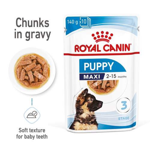 Royal Canin Maxi Puppy kapsičky 10x140g