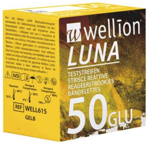 Wellion LUNA DUO 50 ks