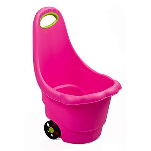 BAYO Dětský multifunkční vozík Sedmikráska 60 cm růžová