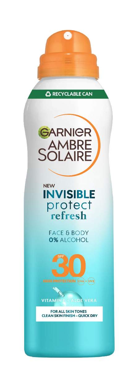 Garnier Ambre Solaire Invisible Protect Refresh SPF30 200 ml