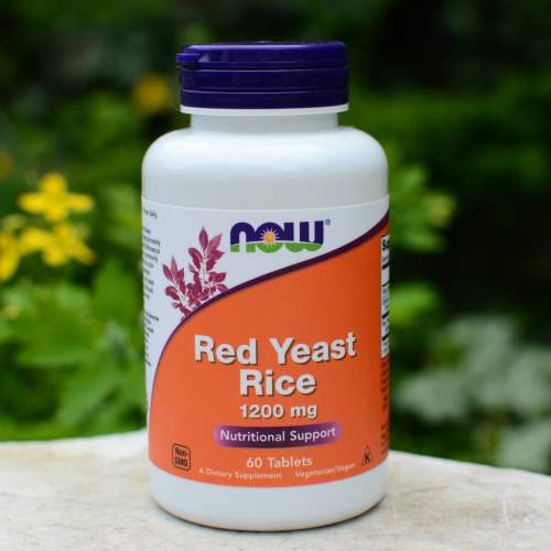 NOW Foods NOW Červená fermentovaná rýže (Red Yeast Rice), 1200 mg x 60 tablet