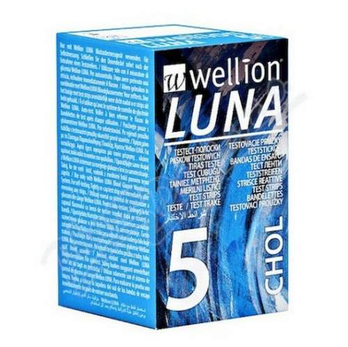 Wellion LUNA testovací proužky cholesterol 5ks