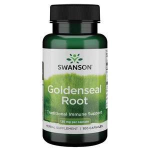 Swanson Goldenseal Root 100 ks kapsle 125 mg