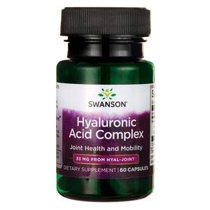 Swanson Hyal-Joint Hyaluronic Acid Complex 60 ks kapsle, 33 mg