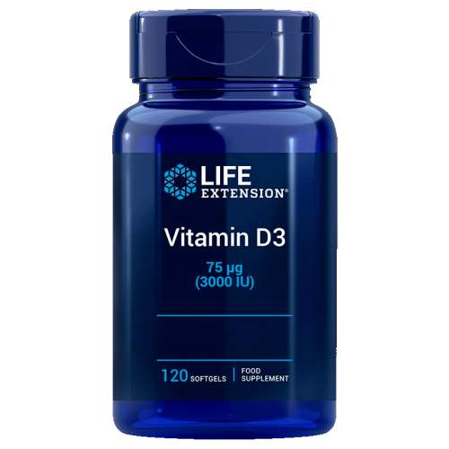 Life Extension Vitamin D3 3000IU 120 ks