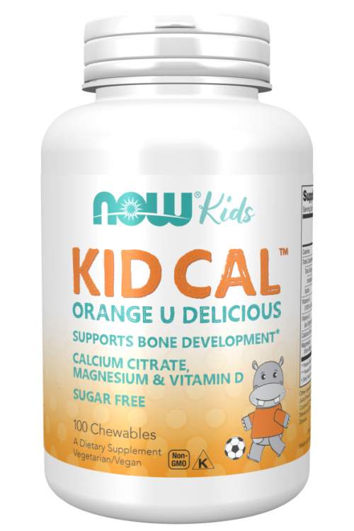 NOW Foods Kid Ca 100 žvýkacích tablet