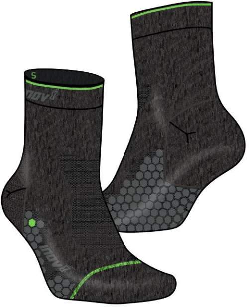 Inov-8 Merino Thermo Outdoor Ponožky 001006-BKGY-01 L (44-47)