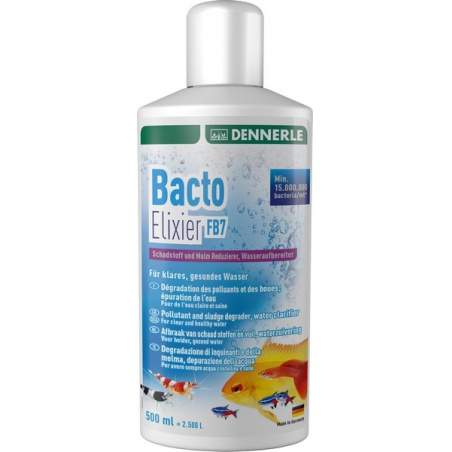 Dennerle filtrační bakterie pro čistou vodu Bacto Elixier FB7 500 ml