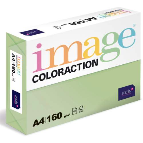 Antalis Image Coloraction - barevný papír - pastelově zelená, 250 listů