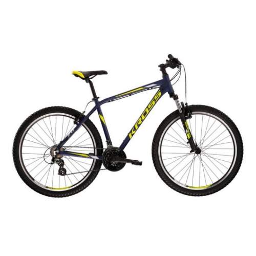 Kross Hexagon 2.0 27,5" - tmavě modrá/limetová/šedá, L (21'')