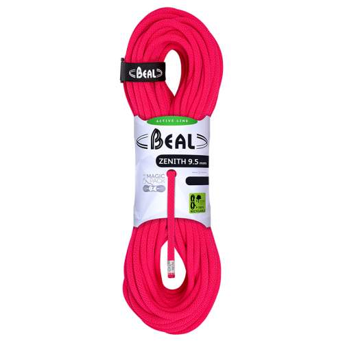 Beal Zenith 9,5mm, solid pink, 80m, 9,5mm