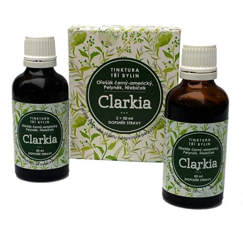 Dr. CLARK Clarkia tinktura tří bylin 2 x 50 ml