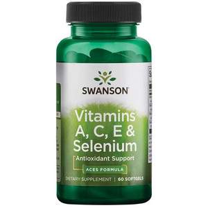 Swanson Vitamins A, C, E & Selenium 60 ks