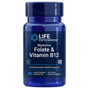 Life Extension BioActive Folate & Vitamin B12 90 ks