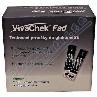 Proužky do glukometru VivaChek Fad 50ks