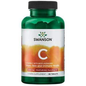 Swanson Vitamin C with Bioflavonoids 90 ks