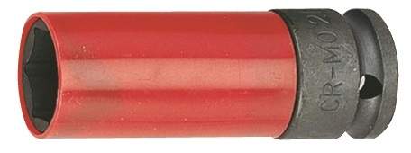 Nástrčná hlavice 1/2" s krytkou na ALU pro rázové utahováky 21 mm JONNESWAY S18A4121