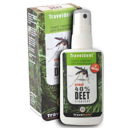 TravelSafe Repelent proti hmyzu 40% DEET Traveldeet