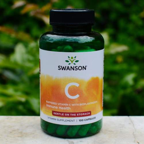 Swanson Vitamin C with Bioflavonoids 100 ks kapsle