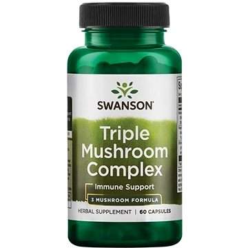 Swanson Triple Mushroom Complex  Extract 60 ks kapsle