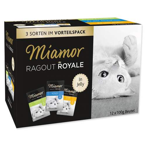 MIAMOR Ragout Royale kuře, tuňák, králík v želé multipack 1200g