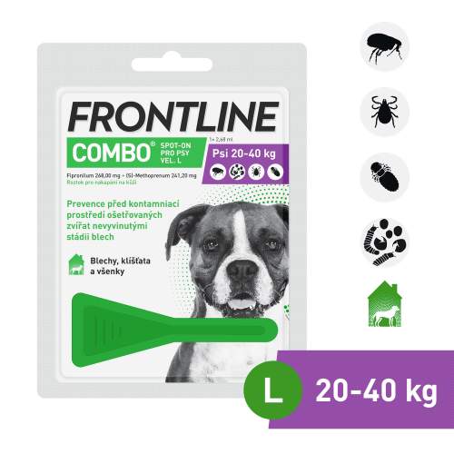 Merial Frontline Combo Spot on Dog L pipeta 1x2.68ml