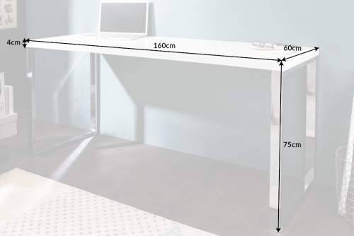 Psací stůl bílá Dekorhome 160x60 cm,Psací stůl bílá Dekorhome 160x60 cm