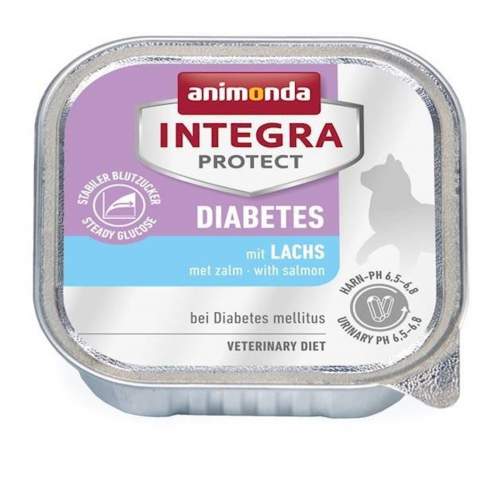 Animonda Integra Protect Diabetes s lososem 32 × 100 g