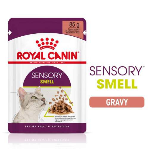 ROYAL CANIN Sensory Smell vlhké krmivo, kousky v omáčce 12x85g