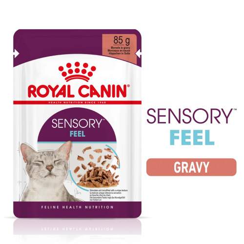 ROYAL CANIN Sensory Feel vlhké krmivo, kousky v omáčce 12x85g