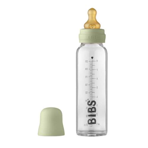 BIBS skleněná láhev 225ml Sage