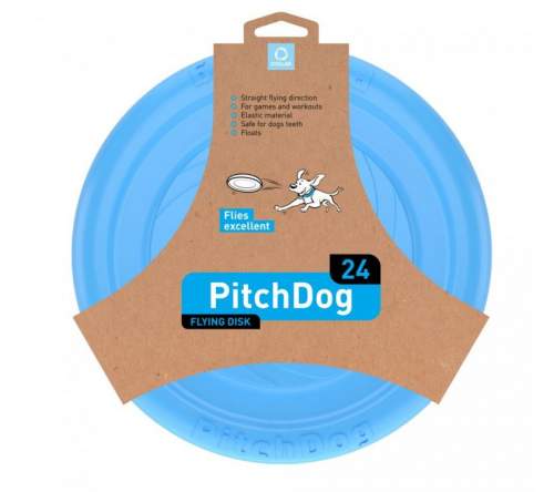 CoLLaR PitchDog - létající DISK pro psy - modrý 24cm