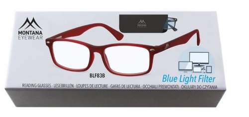 MONTANA EYEWEAR Brýle na počítač BLF BOX 83B s dioptrií +1,00