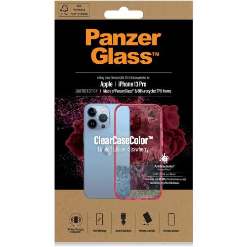 PanzerGlass™ ClearCaseColor™ pro iPhone 13 Pro Strawberry