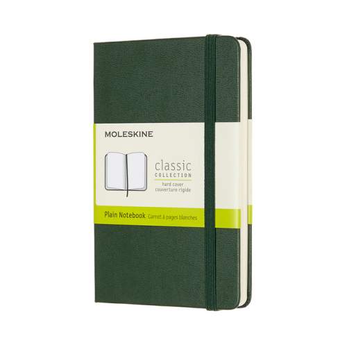 MOLESKINE Zápisník tvrdý čistý zelený S (192 stran)