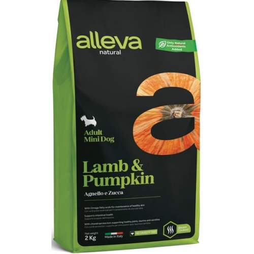 ALLEVA NATURAL Dog Dry Adult Lamb&Pumpkin Mini 2 kg