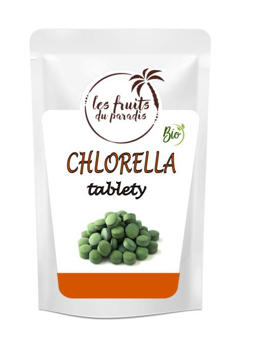 Chlorella tablety 500mg BIO 250g Les fruits du paradis