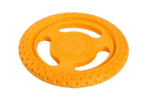KIWI WALKER Létací a plovací frisbee z TPR pěny oranžová, 22 cm