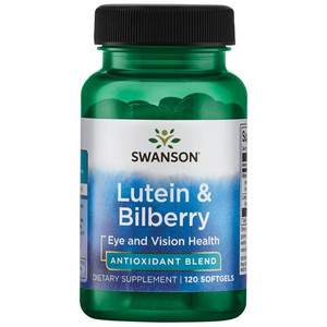 Swanson Lutein & Bilberry 120 ks gelové tablety