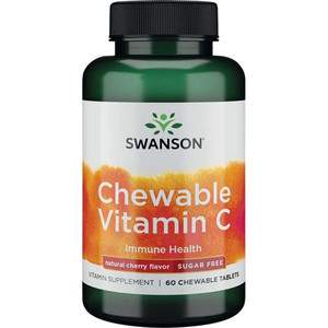 Swanson Chewable Vitamin C 60 ks žvýkací tablety