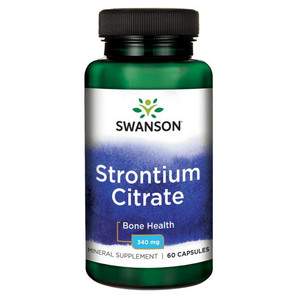 Swanson Strontium Citrate 60 ks kapsl 340 mg